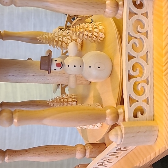 Pyramid 2-story baroque fence, snowmen - Picture 2 of 11